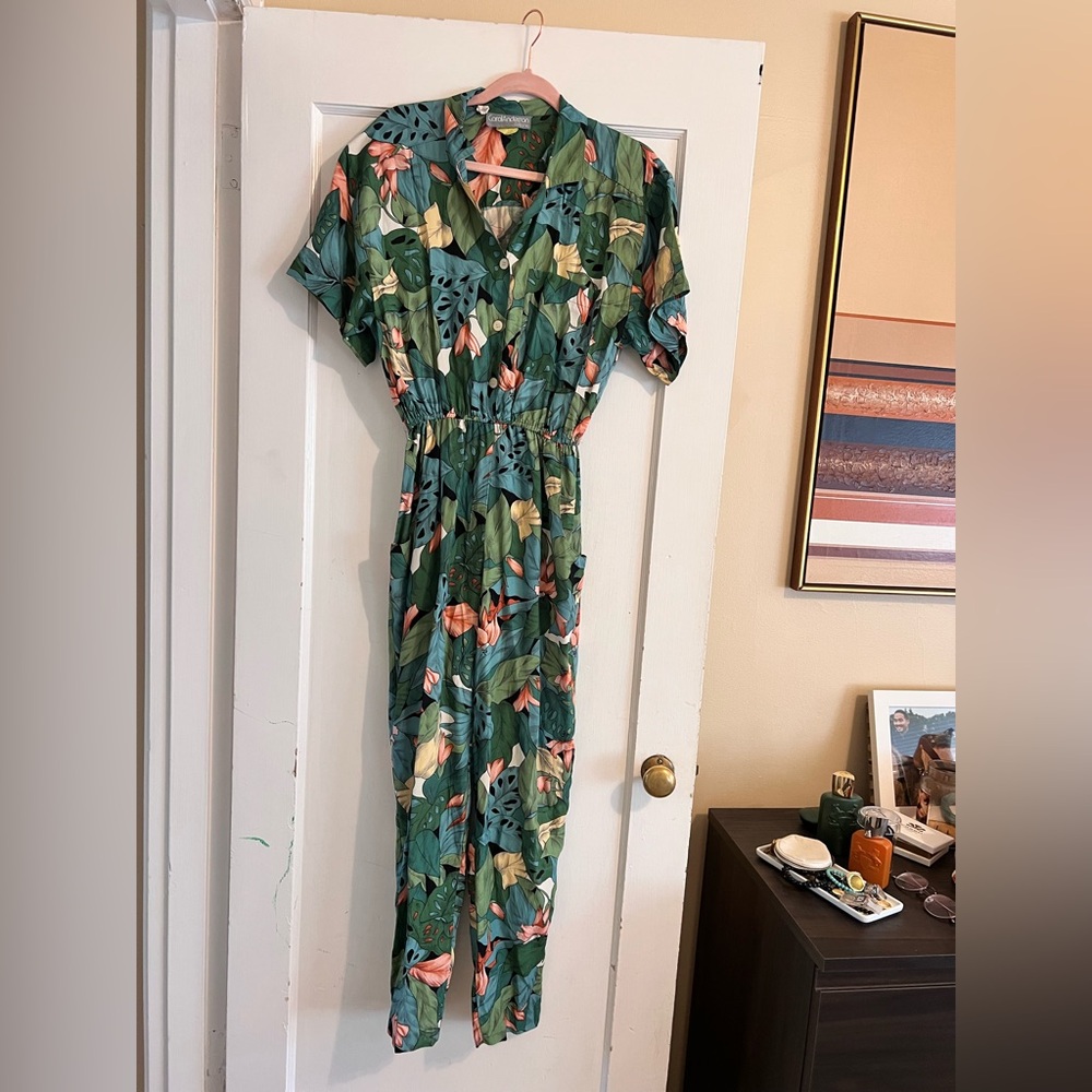 Vintage 80’s Tropical Jumpsuit